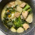 Helenyen 的 鮭魚豆腐味噌湯 cooksnap