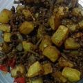 Cooksnap dari Icha untuk resep Kentang Manis dan Daging Cincang Saus Teriyaki