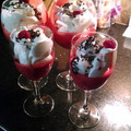 Jim's cooksnap of when they made Raspberry Chip Mousse.