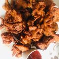 Zobia Sajjad's cooksnap of when they made Light weight pakore.
