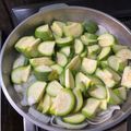 El cooksnap de María Clara Vila Romay cuando hizo Revuelto de zapallitos.