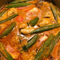Cooksnap Ain Mohd Kitchen semasa beliau membuat Kari Ikan Sembilang.