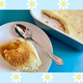 El cooksnap de Mara cuando hizo Flan de manzana al microondas.