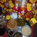 Shilpi gupta का कुकस्नैप जब उन्होंने भोग थाली (bhog thali recipe in Hindi) बनाया था।