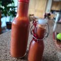 Spicy George Foreman's cooksnap of when they made Ghost Pepper Hot Sauce.