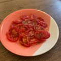 Kanaaneko 's cooksnap of when they made Heritage Tomato and mozzarella salad.