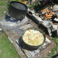 El cooksnap de Ariel Medina cuando hizo Pollo y vegetales al disco de arado.