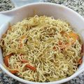 El cooksnap de Mape Yegüez cuando hizo Fideos salteados.