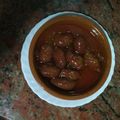 El cooksnap de Anabel Renteria cuando hizo Choricitos a la sidra con cebolla.