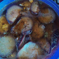 El cooksnap de Erica Torres cuando hizo Berenjenas en escabeche.