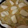 El cooksnap de Carina Nievas cuando hizo Tarta de puerro y cebolla.