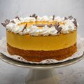Margaréta 🌼 (A pillanat íze) Cooksnap-ja, amikor elkészítette a(z) Sárgabarackpálinkás karamelltorta (2015-ös országtorta) receptet.