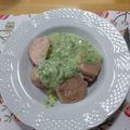 El cooksnap de Diana Romeu cuando hizo Salsa de puerros para pastas, carnes y aves.