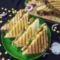 Daxa Parmar's cooksnap of when they made વેજ. ચીઝ ગ્રીલ સેન્ડવીચ (Veg. Cheese grill Sandwich recipe Gujarati).