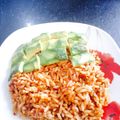 Lick Fingers (Abj Moms)'s cooksnap of when they made Jollof rice and Avacado.