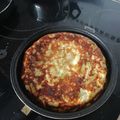 El cooksnap de Vanessa Martín Iglesias cuando hizo Tortilla de calabacín.