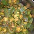 Vinita Jain's cooksnap of when they made Bhindi corn masala.