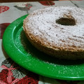 El cooksnap de pamerobinson cuando hizo Torta de coco con harina integral y harina de avena.