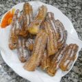 El cooksnap de franco costa cuando hizo Churros rellenos de dulce de leche.