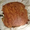 El cooksnap de Caótica Ana cuando hizo Bizcocho marmolado de tres colores.