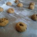 El cooksnap de Luisana cuando hizo Galletas De chispas De Chocolate🍪.
