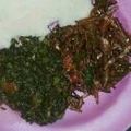Rehema Aoko's cooksnap of when they made Ugali, sukuma wiki & wet-fried omena.
