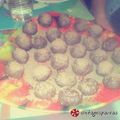Cooksnap από Χαρί στη συνταγή Σοκολατάκια φράουλα - μπισκότο