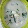 Cooksnap dari Puri Rohmawati untuk resep Bobor Bayam Telur Puyuh