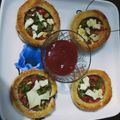 Meenakshi Bansal का कुकस्नैप जब उन्होंने ब्रेड पिज्जा डिस्क (Bread Pizza Disc recipe in Hindi) बनाया था।