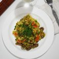 El cooksnap de marieflorence cuando hizo Arroz amarillo con carne.