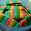 Cooksnap dari aprilliaras untuk resep Lidah Kucing Rainbow rasa Keju