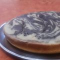 کوک اسنپ باران بهاری بعد از امتحان کردن کیک زبرا (بدون فر و بدون همزن برقی).
