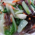 麗麗 的 蒜香木須小白菜【豆豆愛的料理】【福壽】 cooksnap