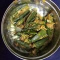 thakkarmansi's cooksnap of when they made ભરેલા ભીંડા નુ શાક (Stuffed Bhinda Nu Shak Recipe In Gujarati).