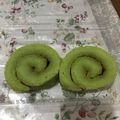 Cooksnap dari Candy untuk resep Bolu Gulung Pandan Kukus