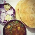 Anjali Pakhre's cooksnap of when they made Chole Bhature.