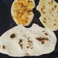 El cooksnap de Alejandro cuando hizo Pan árabe - pan pita.