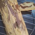 El cooksnap de Cinthia Bustos cuando hizo Budín marmolado.