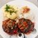 La cooksnap de Hector Alonso Lopez P cuando cocinó Medallones de res albardados con lonjas de tocino y salsa de vino tinto