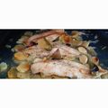 El cooksnap de Leonor Rejón cuando hizo Perca al horno con verduras.