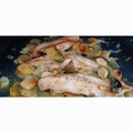 El cooksnap de Leonor Rejón cuando hizo Perca al horno con verduras.