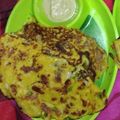 Roshni का कुकस्नैप जब उन्होंने बेसन का चीला (besan ka cheela recipe in Hindi) बनाया था।