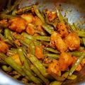 daksha a Vaghela 's cooksnap of when they made ગુવારની સબ્જી.