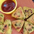 Roopesh Kumar's cooksnap of when they made Oats Tikki.