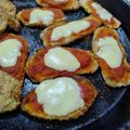 El cooksnap de González yamila cuando hizo Milanesas de Berenjenas.