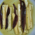 El cooksnap de Merche cuando hizo "boquerones" de calabacín.