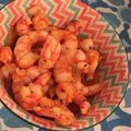 El cooksnap de Marieta cuando hizo Gambas al ajillo.
