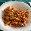 El cooksnap de Nuria cuando hizo Macarrones con atún express.