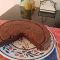 El cooksnap de Silvia CURBELO. cuando hizo Torta de lentejas con cacao y café sin huevos ni leche.