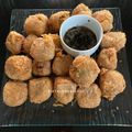 Cooksnap Zieta Ali semasa beliau membuat Tauhu Bergedil.